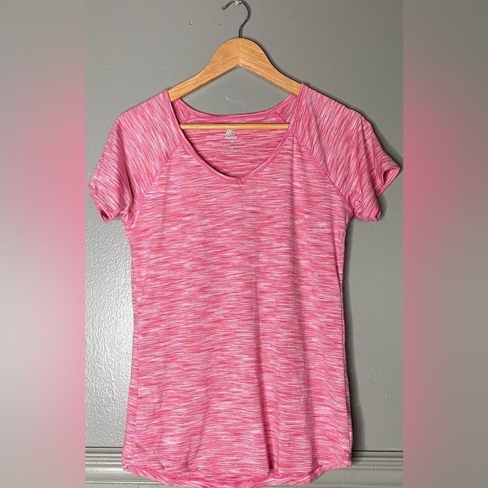 RBX Womens Size S/P Pink Short Sleeve Workout Shirt